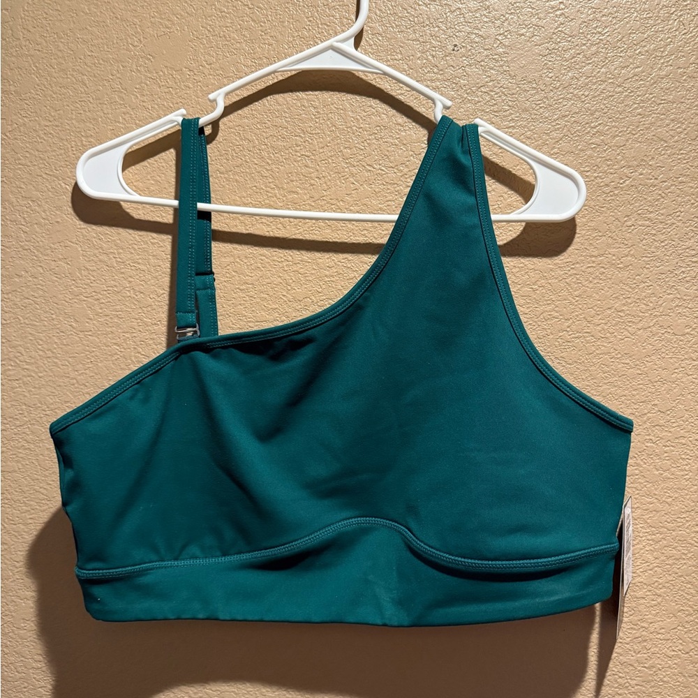 2 Low Impact Wireless One Shoulder Active Sports Bra’s